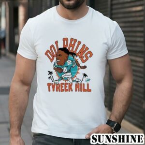 Tyreek Hill Miami Dolphins Homage Caricature Player Shirts 1 TShirt