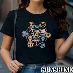 Vintage Marvel Avengers Superhero Logo Shirt 1 TShirt