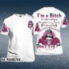 WHITE I am A B With A Low BS Tolerance Don't Try Me shirt 2 1