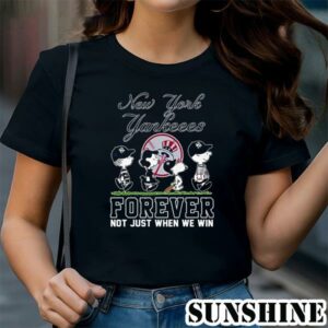 Yankees Snoopy Forever Not Just When We Win Shirt 1 TShirt