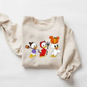 90s Halloween Sweatshirt Retro Halloween Ducks Shirt 1