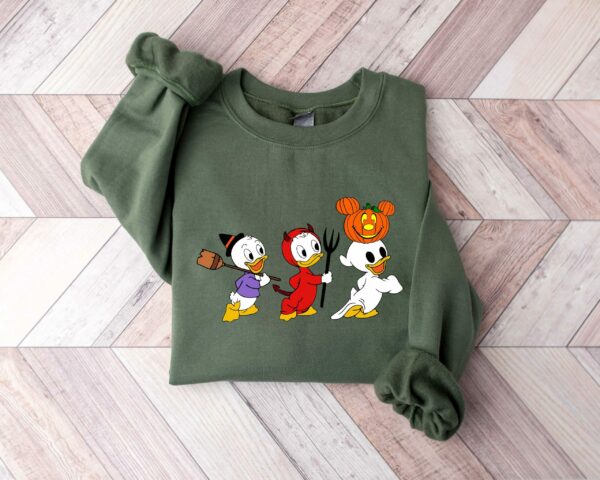 90s Halloween Sweatshirt Retro Halloween Ducks Shirt 2