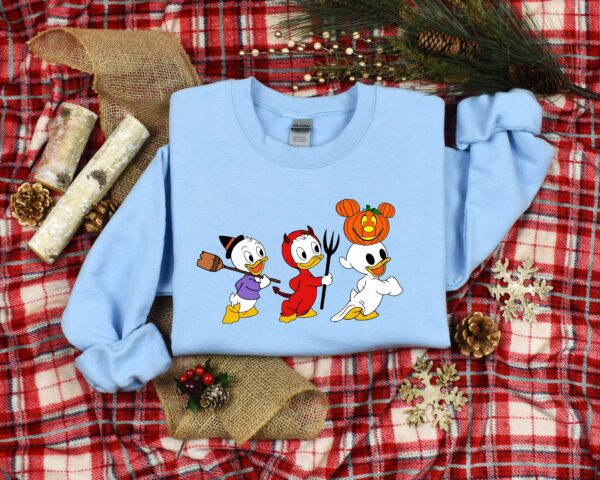 90s Halloween Sweatshirt Retro Halloween Ducks Shirt 4