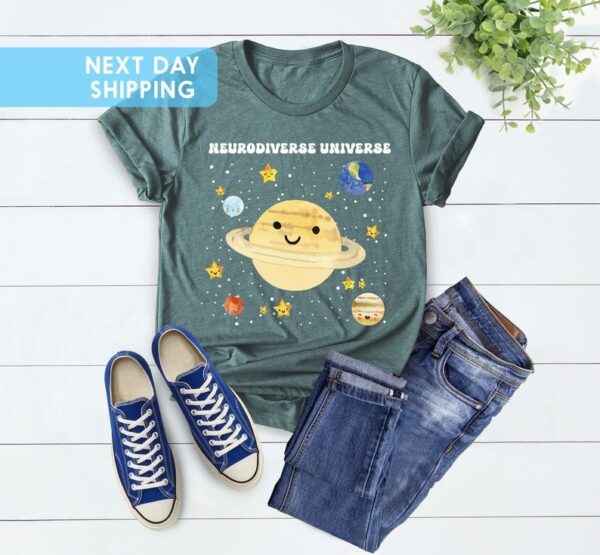 Autism Awareness Shirt Neurodiverse Universe Shirt Sped Teacher Shirt Space Neurodiversity Shirt Special Education Shirt Autism Tees 5