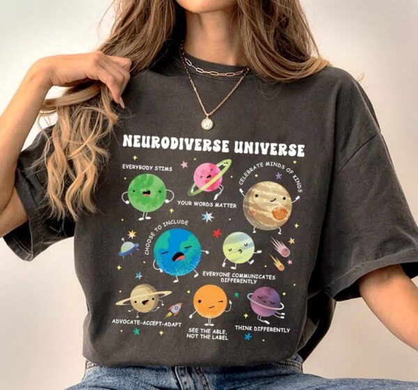 Autism Awareness Shirt Neurodiverse Universe Shirt Sped Teacher Shirt Space Neurodiversity Shirt Special Education Shirt Autism Tees1