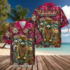 Boston College Eagles Floral Tropical Hawaiian Shirt Hawaaian Shirts Hawaaian Shirts