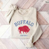 Buffalo Football Vintage Sweatshirt Retro Buffalo Football Crewneck Buffalo Bills Football Shirt Bills Football Gift 1