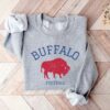 Buffalo Football Vintage Sweatshirt Retro Buffalo Football Crewneck Buffalo Bills Football Shirt Bills Football Gift 4