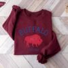 Buffalo Football Vintage Sweatshirt Retro Buffalo Football Crewneck Buffalo Bills Football Shirt Bills Football Gift 8