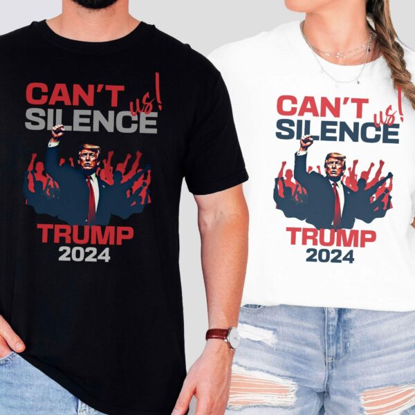 Cant Silence Us Trump 2024 T Shirt Shooting MAGA 2024 Shirt You Missed Patriot T Shirt Trump 2024 Shirt Republican Gift Comfort Colors(r) 8