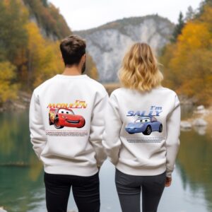 Cars Matching Shirt McQuen Lightning Couple T shirt Im Sally Cars T Shirt Disny Cars Movie Gift 2