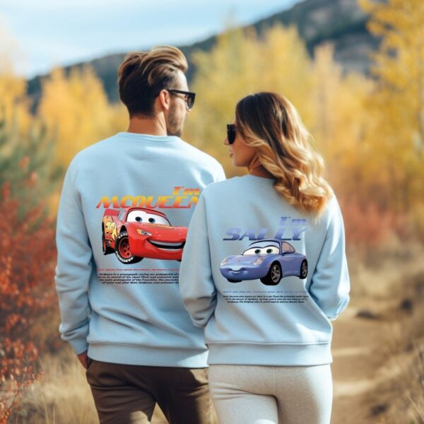 Cars Matching Shirt McQuen Lightning Couple T shirt Im Sally Cars T Shirt Disny Cars Movie Gift 3