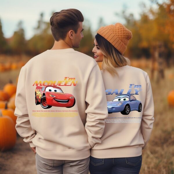 Cars Matching Shirt McQuen Lightning Couple T shirt Im Sally Cars T Shirt Disny Cars Movie Gift 4