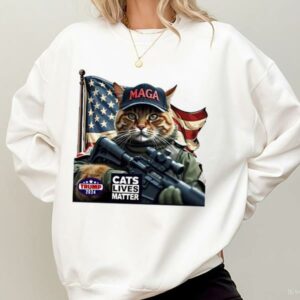 Cats Lives Matter Maga Trump 2024 T shirt MAGA Support President 2024 1 1