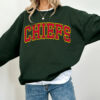 Comfort Color Retro Chiefs Shirt Kansas City Football Sweatshirt Kansas City Shirt Kansas City Retro Style Sweatshirt Kansas City Hoodie 1