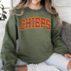 Comfort Color Retro Chiefs Shirt Kansas City Football Sweatshirt Kansas City Shirt Kansas City Retro Style Sweatshirt Kansas City Hoodie 6