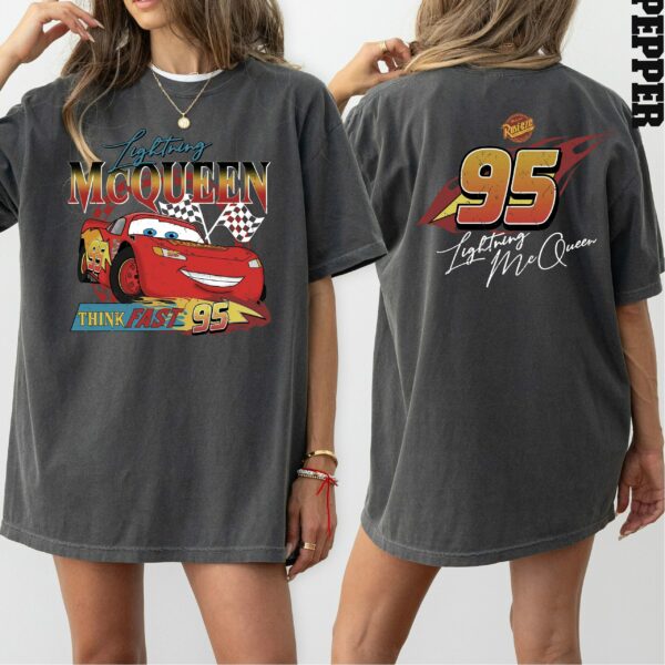 Comfort Colors(r) Disney McQueen Shirt Disney Pixar Cars T Shirt Disney Cars Shirt Cars Group Shirt Disney Movie Tee Disney Pixar Shirt 1