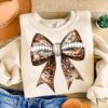 Coquette Football Shirt Football Bow Shirt Football Mom Shirt Football Game Day Shirt 3