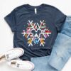 Disney Snowflake Christmas Sweatshirt Disneyland Xmas Shirt Magic Kingdom Holiday Shirt Mickey Snowflake T Shirt Disney Christmas Trip 1