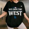 Dodgers We Own The West Shirt 3 4