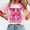 Football Pink Out Shirt Breast Cancer Football Shirt Breast Cancer Awareness Shirt Pink Ribbon Shirt 2