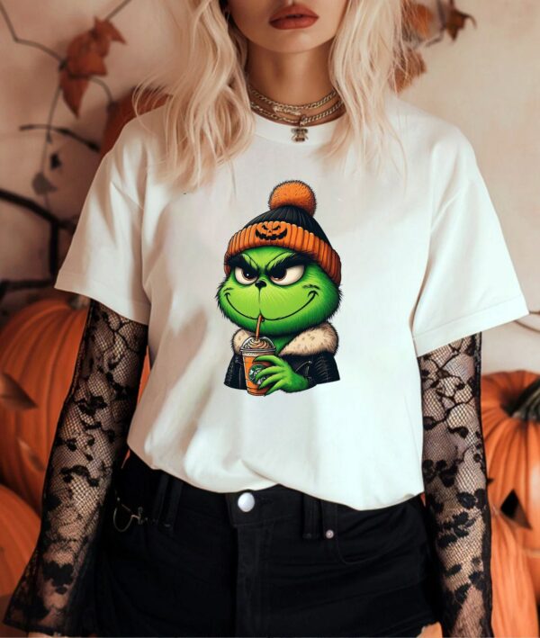 Funny Grinch Ice Coffee Shirt Funny Grinch t shirt Feral Grinch Shirt Grinch Ice coffee Shirt Halloween Halloween Ice Coffee 5