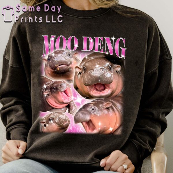 Funny Hippo Lover Shirt Cute M00 Deng Sweatshirt Cute Hippo Tee Gift For Fans 3