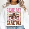 Game Day Coquette Football Shirt Football Bow Shirt Football Mom Shirt Football Shirt Game Day Shirt 5