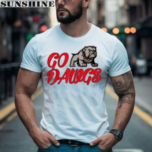 Go Dawgs Funny Bulldogs T Shirt 1 men shirt