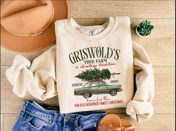 Griswold Christmas Sweatshirt Griswold Christmas Tree Farm Retro Griswold Christmas Shirt Christmas Vacation Shirt Christmas Sweatshirt 2