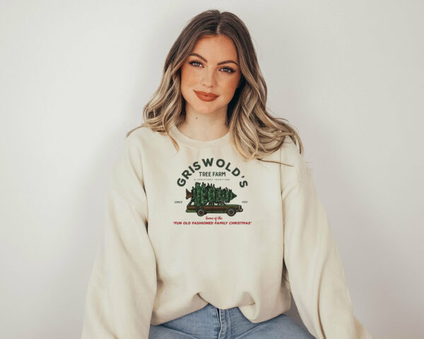 Griswold Co Sweatshirt Christmas Tree Farm Sweatshirt Gift For Christmas Christmas Tree Merry Christmas Sweatshirt Christmas Sweatshirt 4