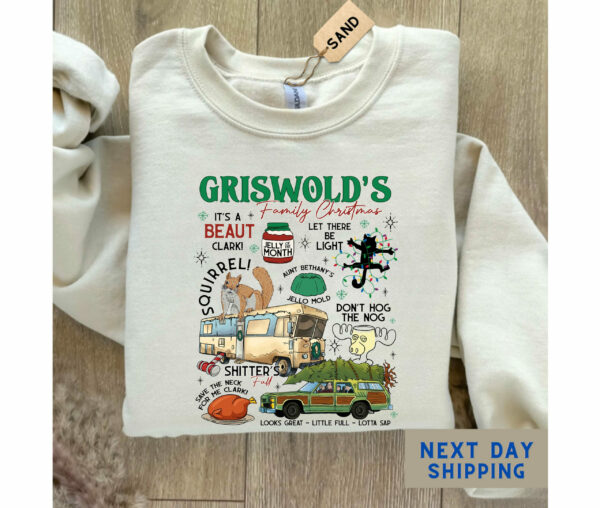 Griswold christmas sweatshirt griswold co sweater christmas tree farm shirt family vacation match national lampoons christmas vacation 3