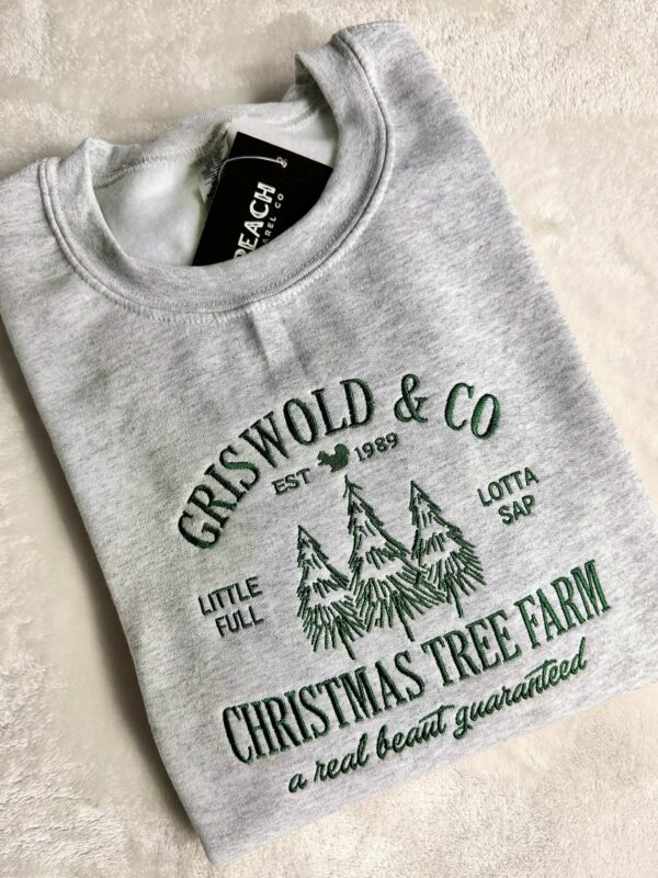 Griswolds Christmas Tree Farm Embroidered Sweatshirt Christmas Shirt Holiday Cute Womans Gift 4