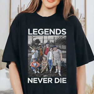 Group Photo Legends Never Die Sandlot T Shirt 1