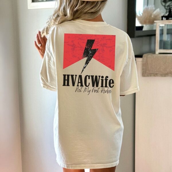 HVAC hvac tech hvac Wife Graphic tee for HVAC Wife hvac gift Blue Collar Wife HVAC Wife Shirt hvac Shirt hvac shirts 1