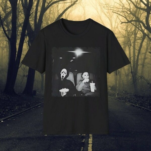 Halloween Horror Characters and Ghost Face Shirt Horror Movie Fan Funny Movie 1