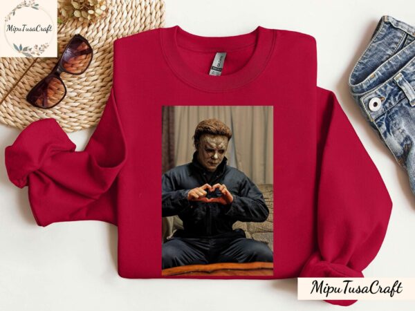 Halloween Horror Michael Heart Hands Shirt Michael Shirt Horror Movie Shirt 2