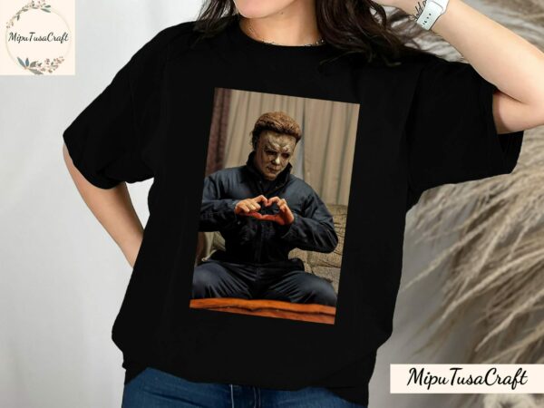 Halloween Horror Michael Heart Hands Shirt Michael Shirt Horror Movie Shirt 4