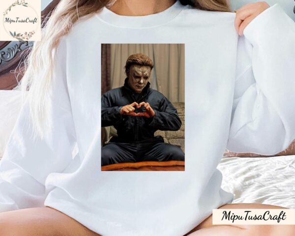 Halloween Horror Michael Heart Hands Shirt Michael Shirt Horror Movie Shirt 5