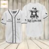 Halloween Jack Skellington Baseball Jersey Custom Name Nightmare Before Jersey Shirt Jack And Sally Horror Movie Kid Adult Jersey 2