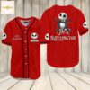 Halloween Jack Skellington Baseball Jersey Custom Name Nightmare Before Jersey Shirt Jack And Sally Horror Movie Kid Adult Jersey 4