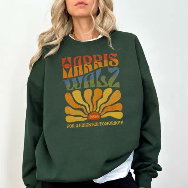 Harris Walz 2024 Kamala Harris Shirt Boho Aesthetic Retro Tee 5 8