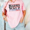 Harris Walz Shirt Retro Vibe Kamala Harris Election 2024 Shirts Kamala Harris Tim Walz President Vice President Tees Gift For Democrat Y2K 4