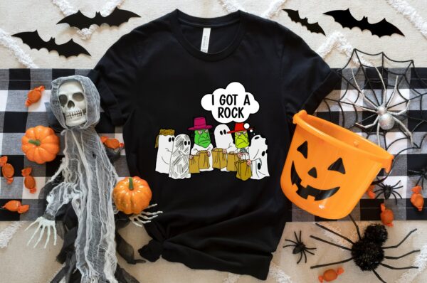 I Got A Rock Ghost Halloween Shirt Funny Halloween Ghost Shirt Scary Halloween Shirt Halloween Costume Halloween Gifts Halloween Party 1 1