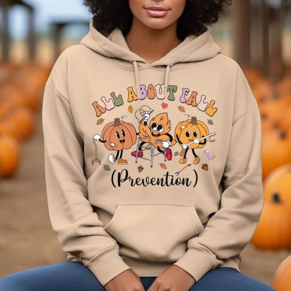 I Love Fall Prevention Sweatshirt Thanksgiving Fall Nurse Shirt 5