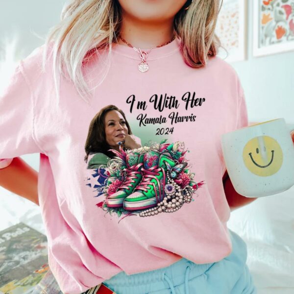 Im With Her Kamala Harris Shirt Kamala Harris 2024 Election Tee 3 3