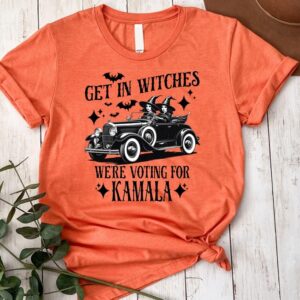 Kamala Harris Shirt Halloween Election Shirt Get in Witches Were Voting for Kamala 1