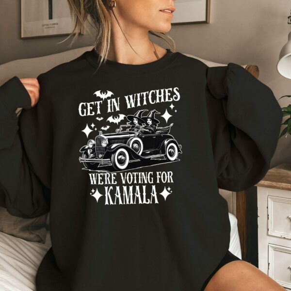 Kamala Harris Shirt Halloween Election Shirt Get in Witches Were Voting for Kamala 8