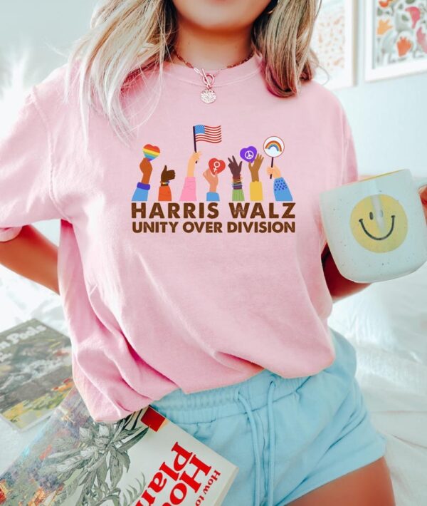 Kamala Harris Tim Walz 2024 Sweatshirt Election 2024 Sweatshirt Gift for Democrat Unity Over Division Democrat Top Harris Sweatshirt 4