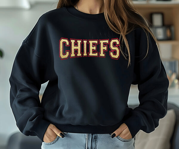 Kansas City Retro Chiefs Sweater Kansas City Football Sweatshirt Kansas City Shirt Kansas City Retro Style Sweatshirt Kansas City Hoodie 5